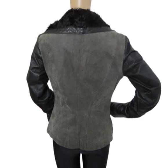 Danier Leather Lamb Fur Trim Thinsulate Jacket - Picture 6 of 7